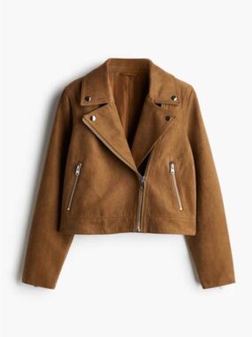 H&M short biker jacket
